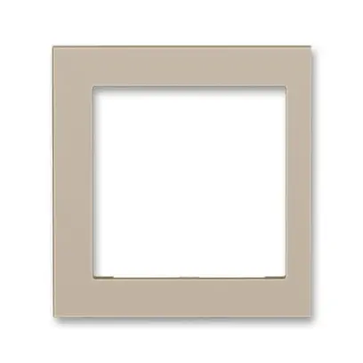 3901H-A00255 18  Rámeček jednonásobný s otvorem 55×55, krajní, macchiato